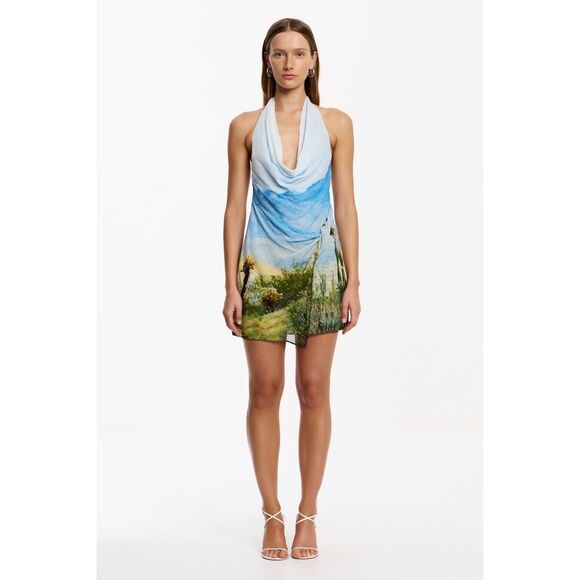 Significant Other Kyra Halter Mini Dress in Arizona Print Summer Sz 4 NWT$395 - Picture 1 of 7